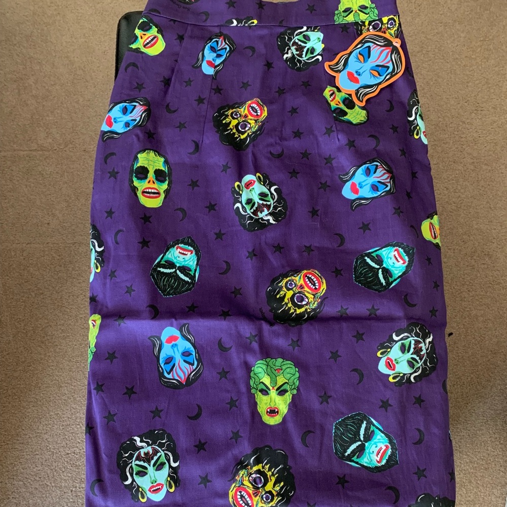 Ben Cooper Monster Mask Pencil Skirt